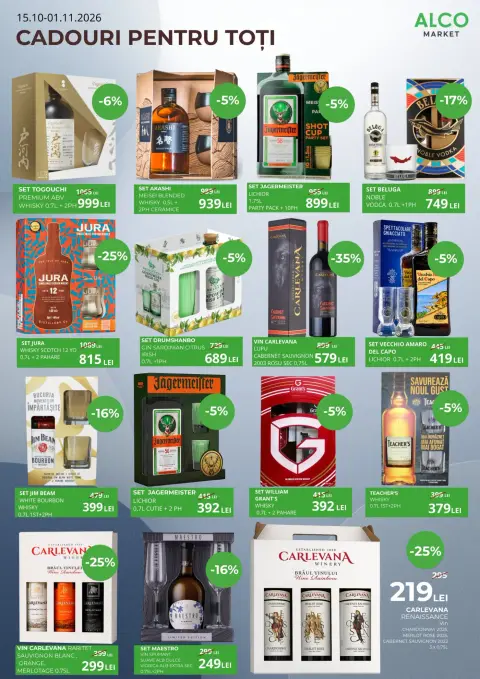 Catalog AlcoMarket, 15–21 octombrie