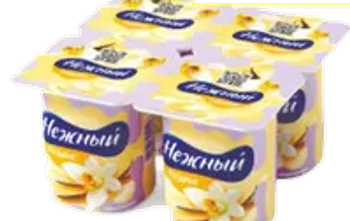 Produs lactat „Nejnîi” în sortiment, 100 g