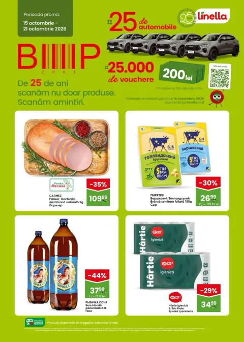 Linella: Oferta saptamanii, 15–21 October